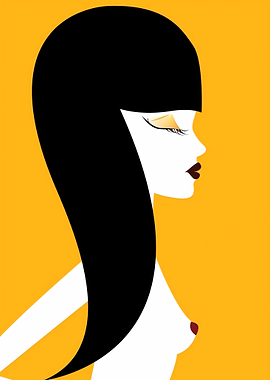 Minimalist Portrait of a Woman