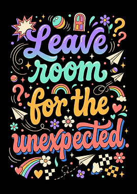 Leave Room for the Unexpected Typography