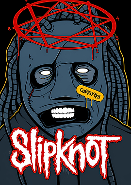 Slipknot Corey Taylor Mask Illustration
