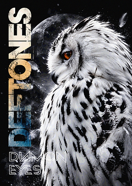 Deftones Diamond Eyes Owl Poster