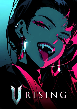 V Rising Vampire Anime Style Portrait