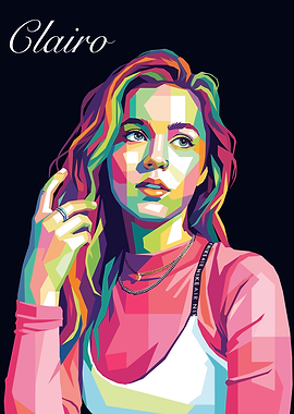 Clairo Pop Art Portrait