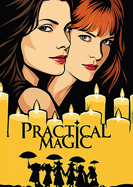Practical Magic Movie Poster Art