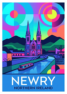 Newry Northern Ireland Travel Poster