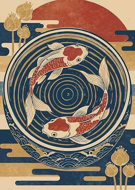 Dawn Koi Spiral