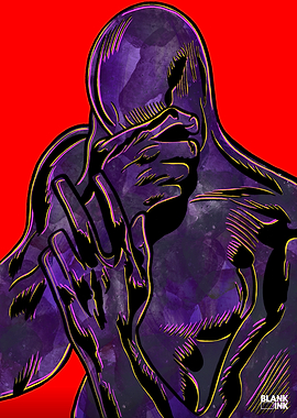 Chrome Herald of the Void - Graphic Novel Style