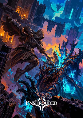 Enshrouded Game Key Art Poster