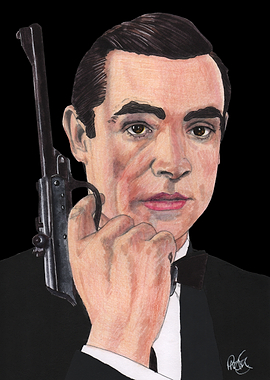 Sean Connery Portrait