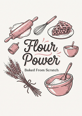 Flour Power Baking Illustration