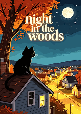 Night in the Woods Game Poster