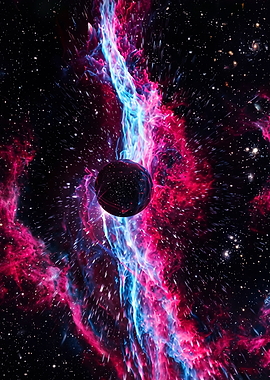 Space Nebula Planet Cosmic Poster