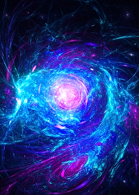 Cosmic Galaxy Nebula Abstract Art