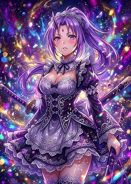 Purple Oni Maid Warrior
