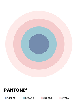 Pantone Color Palette Concentric Circles