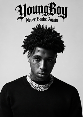 YoungBoy Never Broke Again Portrait Poster