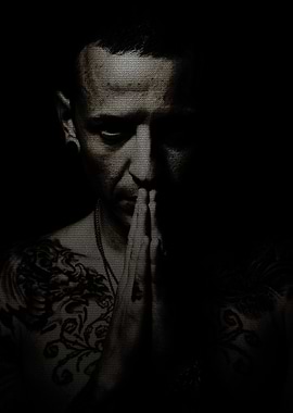 Chester Bennington Noir Portrait