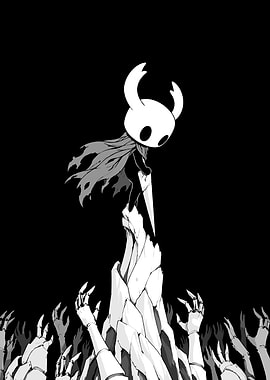 The Knight Standing Above Skeletal Hands