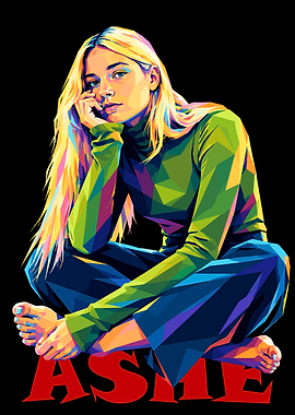 Ashe Pop Art Portrait