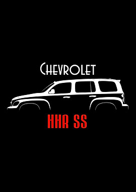 Chevrolet HHR SS Minimalist Car Silhouette