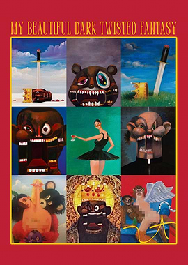 My Beautiful Dark Twisted Fantasy Poster