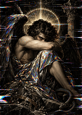 Fallen Angel Glitch Effect