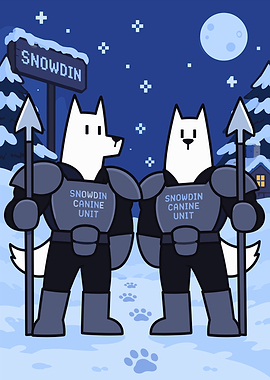 Undertale Snowdin Canine Unit Guards