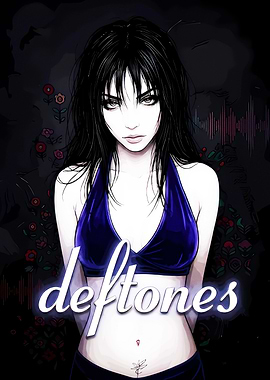 Deftones Goth Anime Style Fan Art