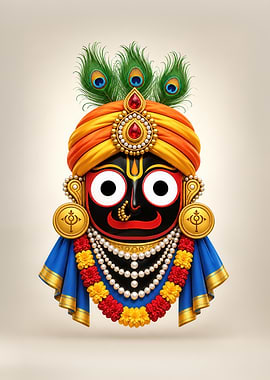 Lord Jagannath Deity Portrait