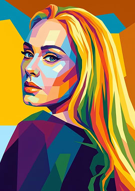 Adele Pop Art Portrait