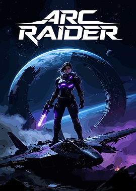 ARC Raiders Sci-Fi Game Poster