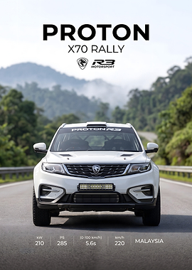 Proton X70 R3 Rally Concept