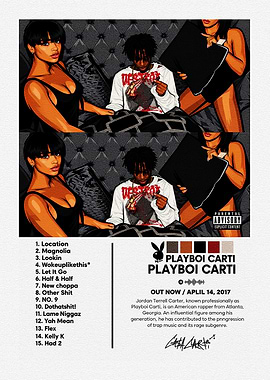 Playboi Carti Self-Titled Album Poster