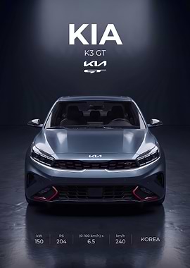 Kia K3 GT Promotional Poster