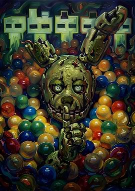 Springtrap in the Ball Pit