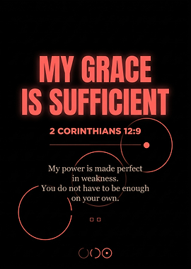 My Grace Is Sufficient Bible Verse