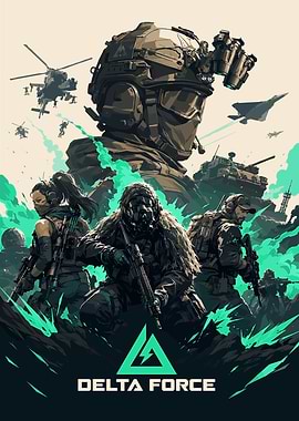 Delta Force Tactical Squad Poster