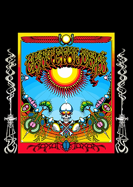 Grateful Dead Vintage Psychedelic Poster