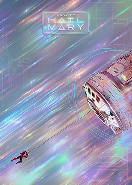 Project Hail Mary Space Poster