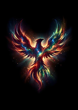 Cosmic Phoenix Rising in Flames