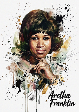 Aretha Franklin Portrait