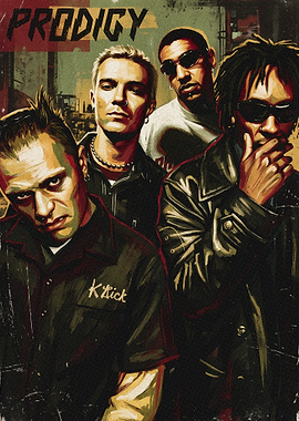 The Prodigy Band Portrait Poster
