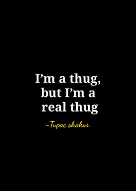 Tupac Shakur Inspirational Quote Poster