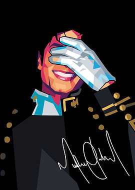 Michael Jackson Pop Art Portrait