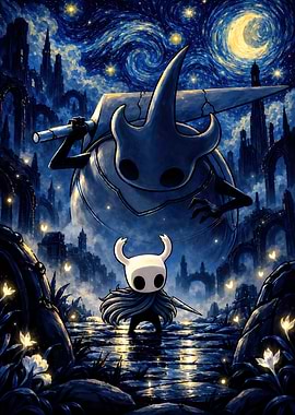 Hollow Knight Starry Night