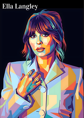 Ella Langley Pop Art Portrait