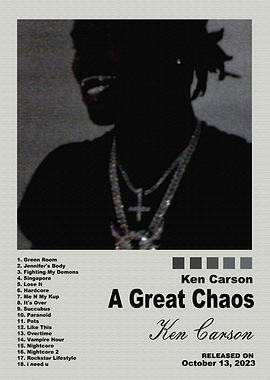 Ken Carson A Great Chaos Poster