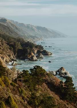 Big Sur Coastal Landscape | Pacific Cliff Horizon