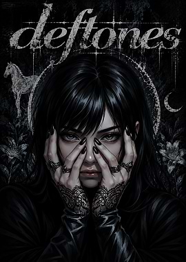 Deftones Goth Aesthetic Portrait