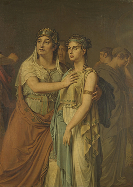 Classical Painting of Two Women