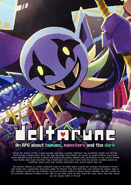 Deltarune Jevil Poster